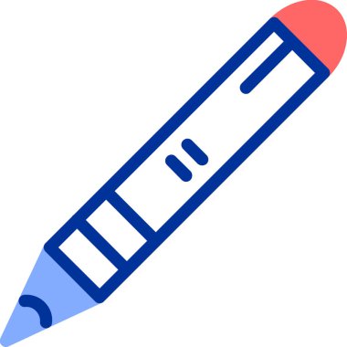 Kalem. Web simgesi basit illüstrasyon