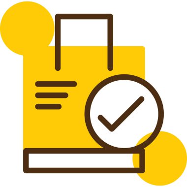 kontrol listesi simgesi, vektör illüstrasyonu