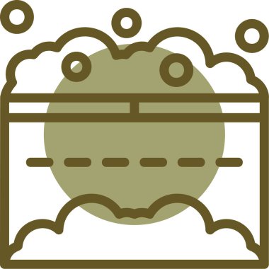 Yemek. Web simgesi basit illüstrasyon