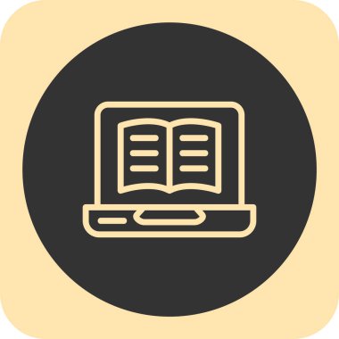 Vektör illüstrasyonu, kitap simgesi