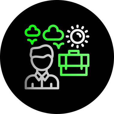 Benzersiz bulut veri vektörü sembolü