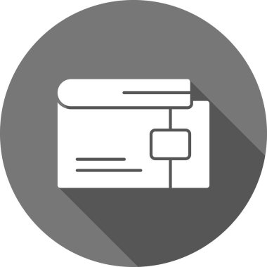 Bir belge simgesinin vektör illüstrasyonu