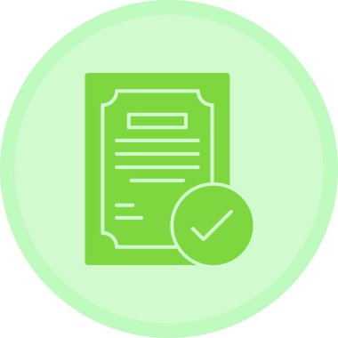 Belge. Web simgesi basit illüstrasyon