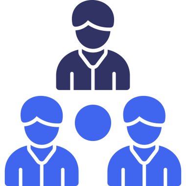 Takım simgesi vektör illüstrasyonu