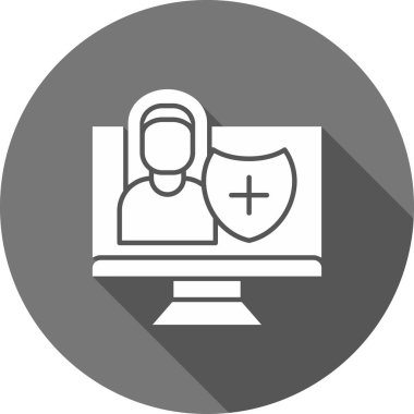 bilgisayar vektör simgesi modern basit tasarım