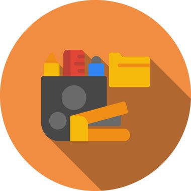  düz Tedarik vektör simgesi