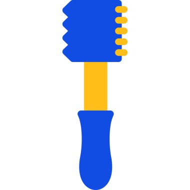 Kürek ağ simgesi, basit vektör illüstrasyonu