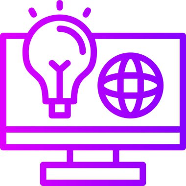 seo modern simgesinin vektör illüstrasyonu