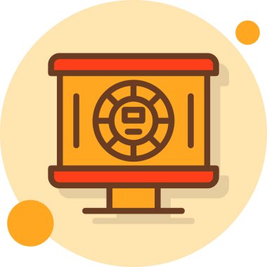 para simgesi vektör illüstrasyonu