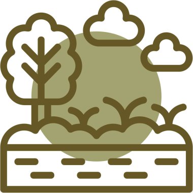 Bulut hava durumu simgesi ana hat biçiminde