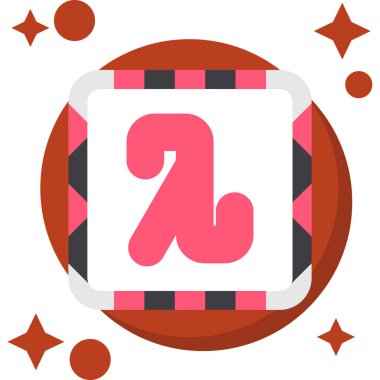 mektup l vektör çizim