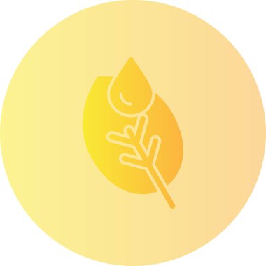 Çemberde çiçekli bir simge