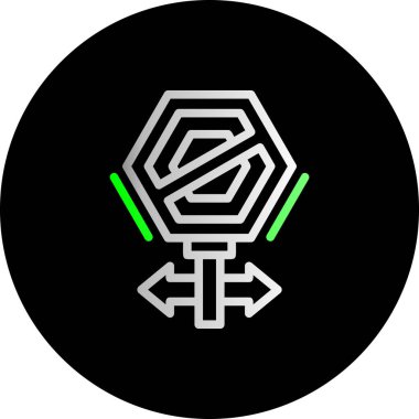 Modern b 'nin vektör illüstrasyonu eksik simgesi