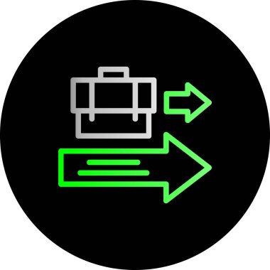 Bir belge simgesinin vektör illüstrasyonu