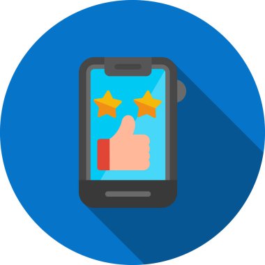 Cep telefonu vektör illüstrasyonu ile el