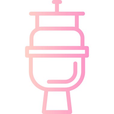 Modern b 'nin vektör illüstrasyonunda lamba simgesi yok