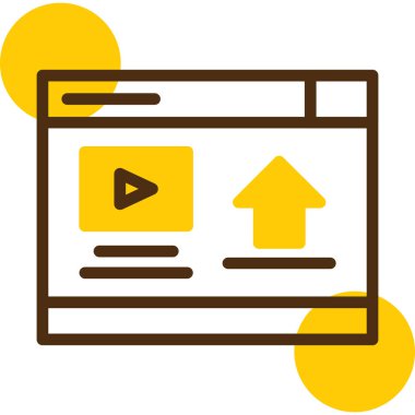 Web simgesi, vektör illüstrasyonu