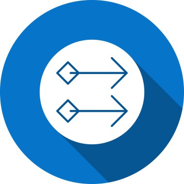 ok simgesi vektör illüstrasyonu