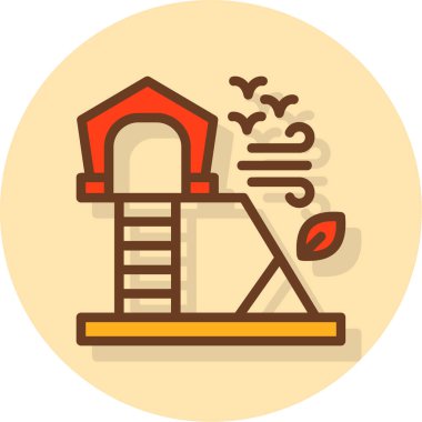 Bir binanın vektör illüstrasyonu