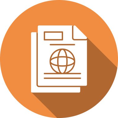 Belge simgesinin vektör illüstrasyonu