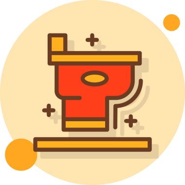 Kahve öğütücü ikonu. Taslak kahve öğütücü vektör simgesi rengi düz izole