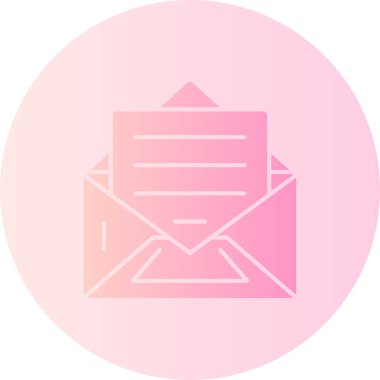 Mektup. Web simgesi basit tasarım