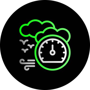 Beyaz arkaplanda vektör zamanı düz simgesi