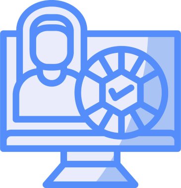 ağ web simgesi basit illüstrasyon