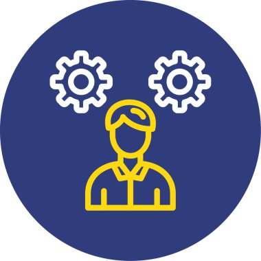 Dişliler. Web simgesi basit tasarım