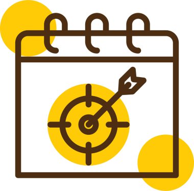 Takvim. Web simgesi basit tasarım