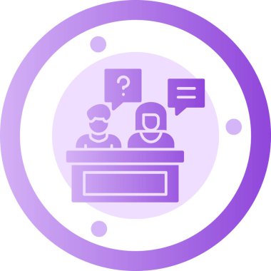 Modern bir simgenin vektör illüstrasyonu