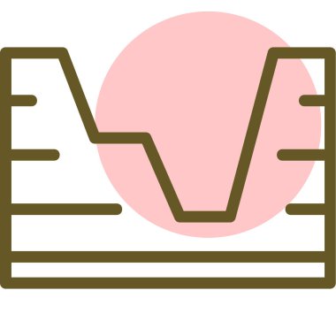 Bir kitap simgesinin vektör illüstrasyonu