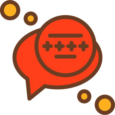 konuşma balonu sohbet simge vektör çizim tasarım