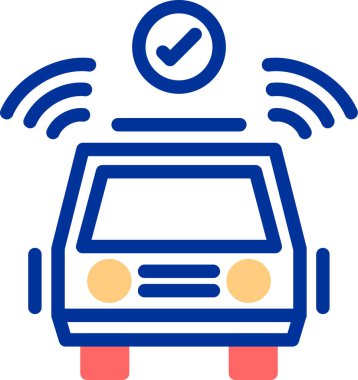 - Araba. Web simgesi basit illüstrasyon