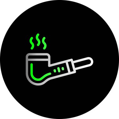 Tek bir simgenin vektör illüstrasyonu