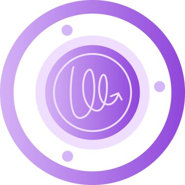 Modern bir simgenin vektör illüstrasyonu