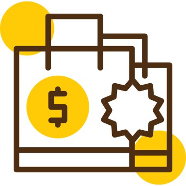 Para için. Web simgesi basit illüstrasyon