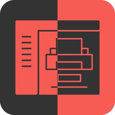 Belge. Web simgesi basit illüstrasyon