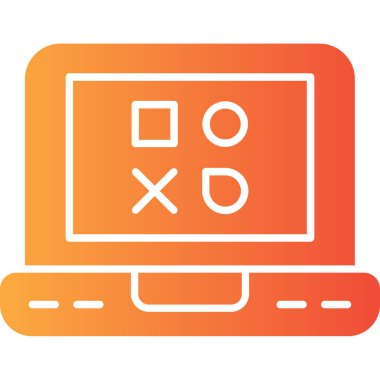 bilgisayar simgesi vektör illüstrasyonu