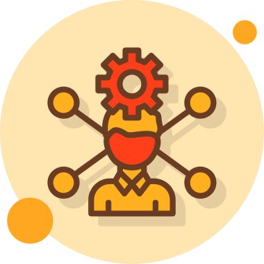 dişli simgesi vektör illüstrasyonu