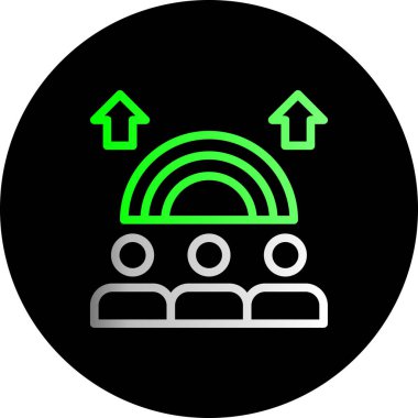 seo modern simgesinin vektör illüstrasyonu