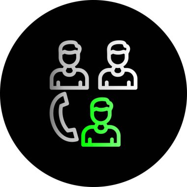 İnsan simgesinin vektör illüstrasyonu