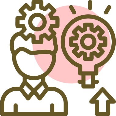 Teçhizat Web simgesi basit illüstrasyon