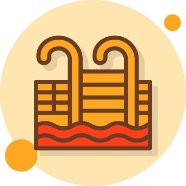 Beyaz kurdeleli kırmızı bir arkaplanın vektör çizimi