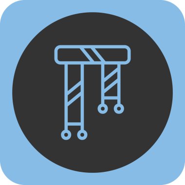 soyut arkaplanda barkod simgesi izole edildi