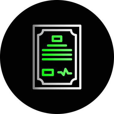 Bilgisayar vektör glif kutsal kişilerin resmi