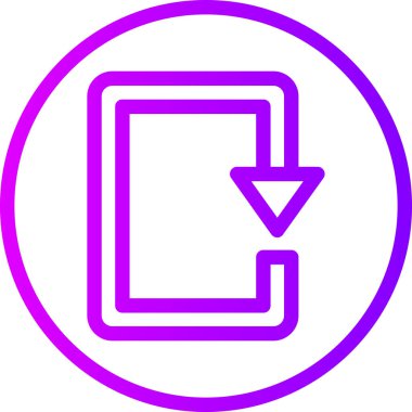 ok simgesinin vektör illüstrasyonu