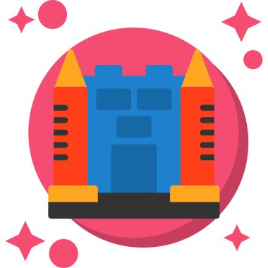 robot. Web simgesi basit illüstrasyon