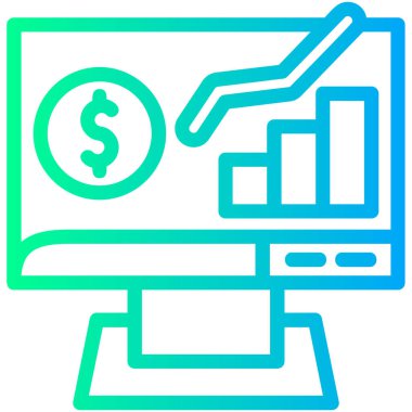 İş. Web simgesi basit illüstrasyon