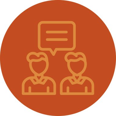 iş simgesi soyut bir grupta izole edildi